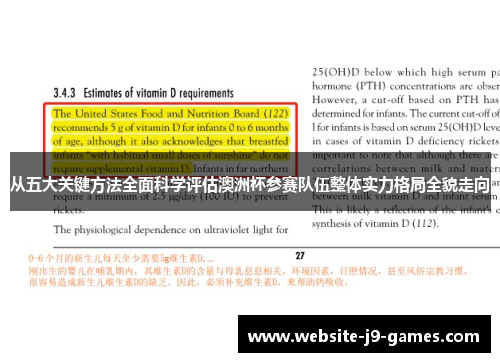 从五大关键方法全面科学评估澳洲杯参赛队伍整体实力格局全貌走向 从五大关键方法全面科学评估澳洲杯参赛队伍整体实力格局全貌走向