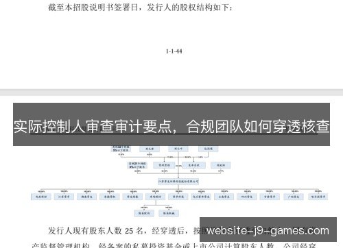实际控制人审查审计要点，合规团队如何穿透核查